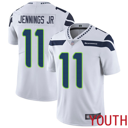 Seattle Seahawks Limited White Youth Gary Jennings Jr. Road Jersey NFL Football #11 Vapor Untouchable